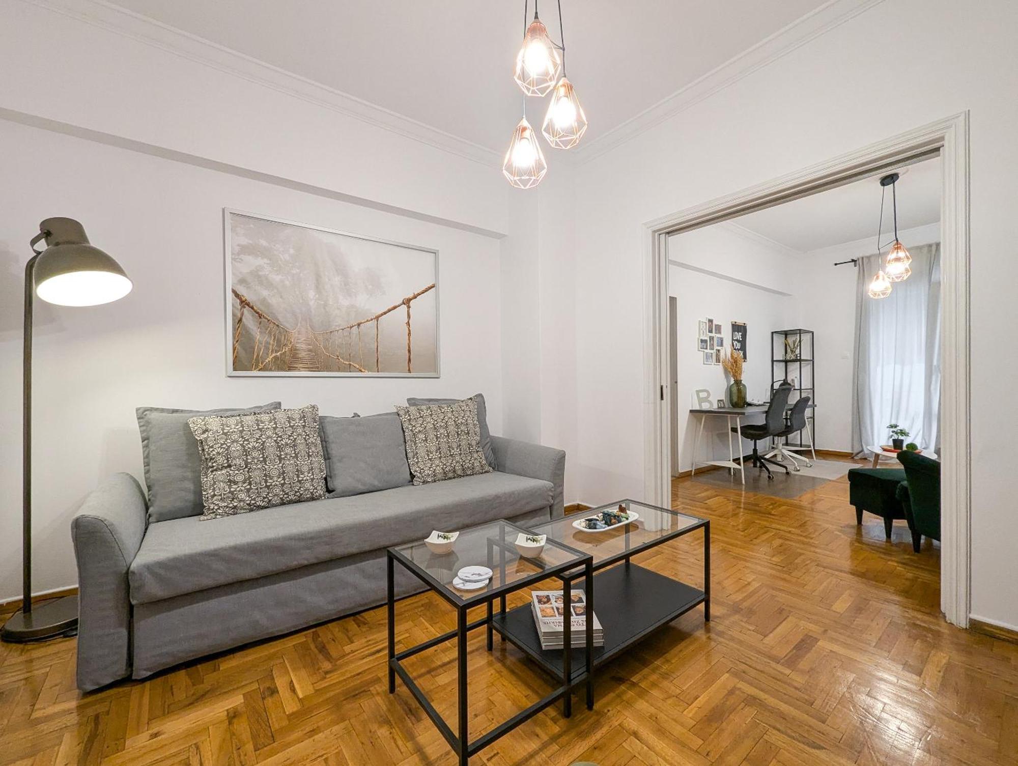 Spacious Apt For 5 Guests Next To Acropolis&Metro Athene Buitenkant foto