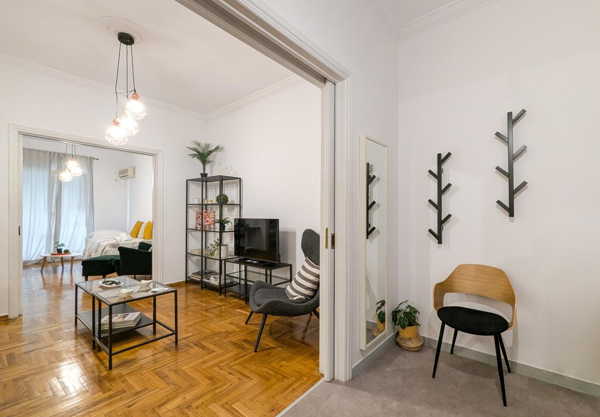 Spacious Apt For 5 Guests Next To Acropolis&Metro Athene Buitenkant foto