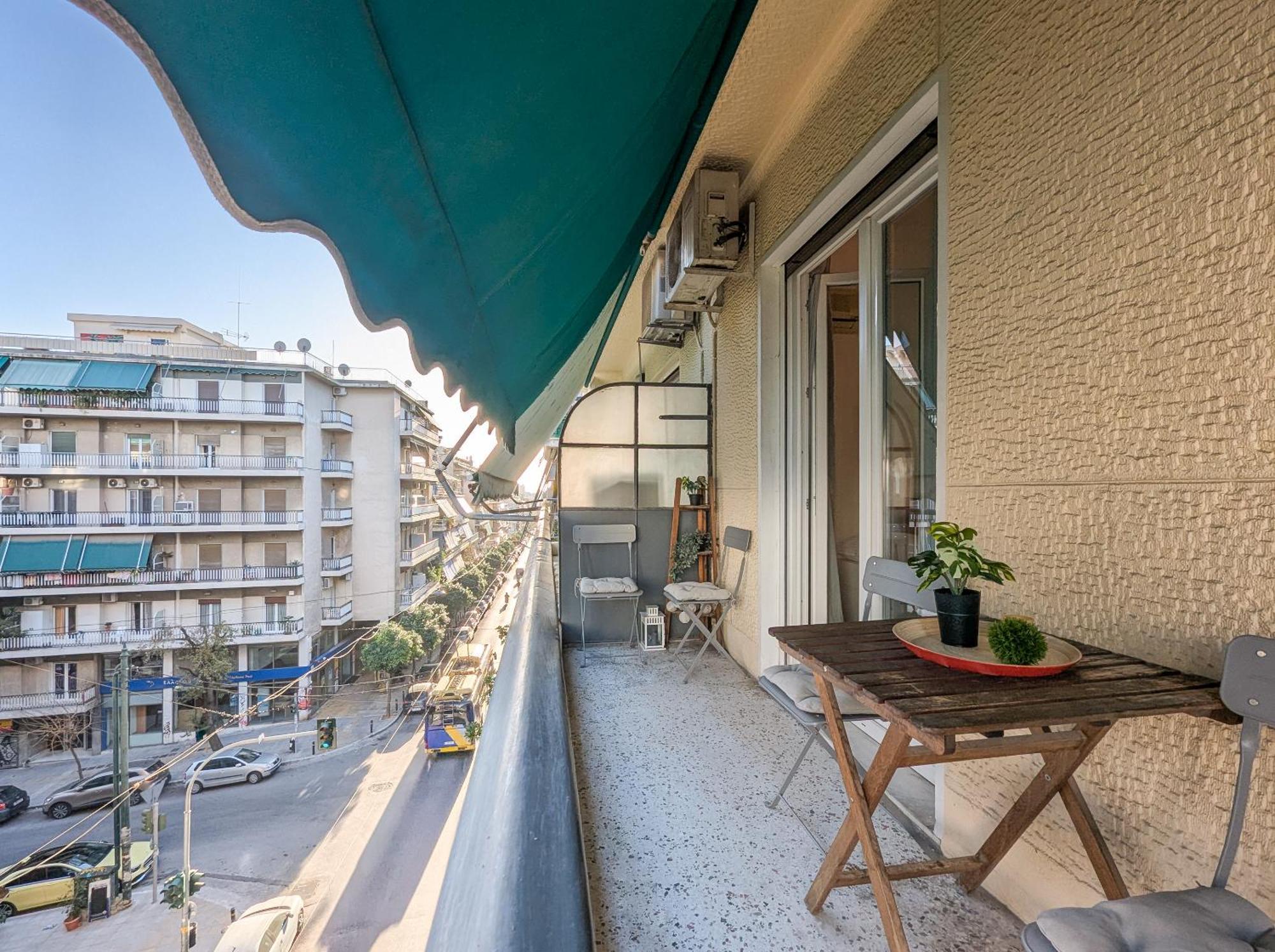 Spacious Apt For 5 Guests Next To Acropolis&Metro Athene Buitenkant foto