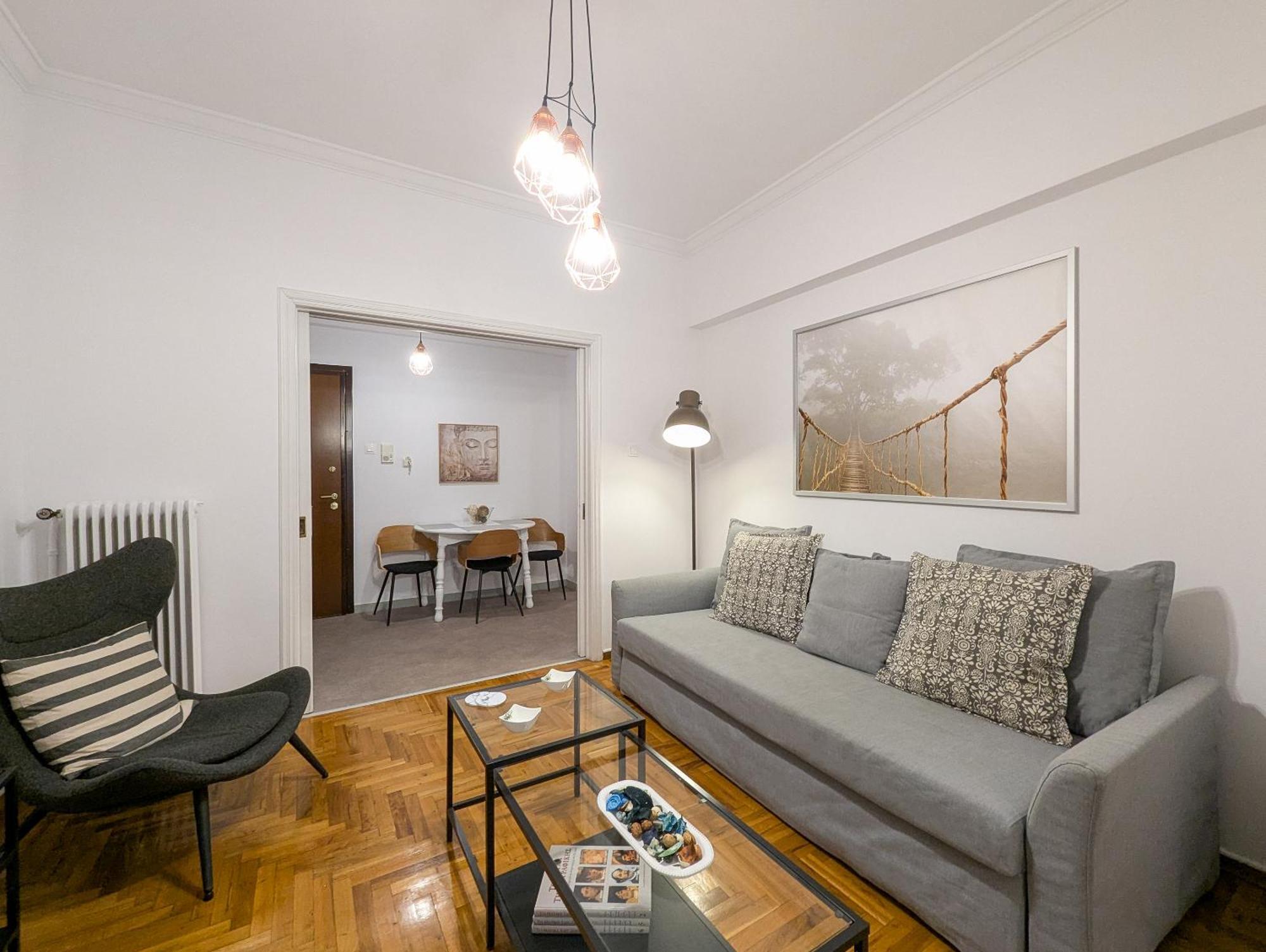 Spacious Apt For 5 Guests Next To Acropolis&Metro Athene Buitenkant foto