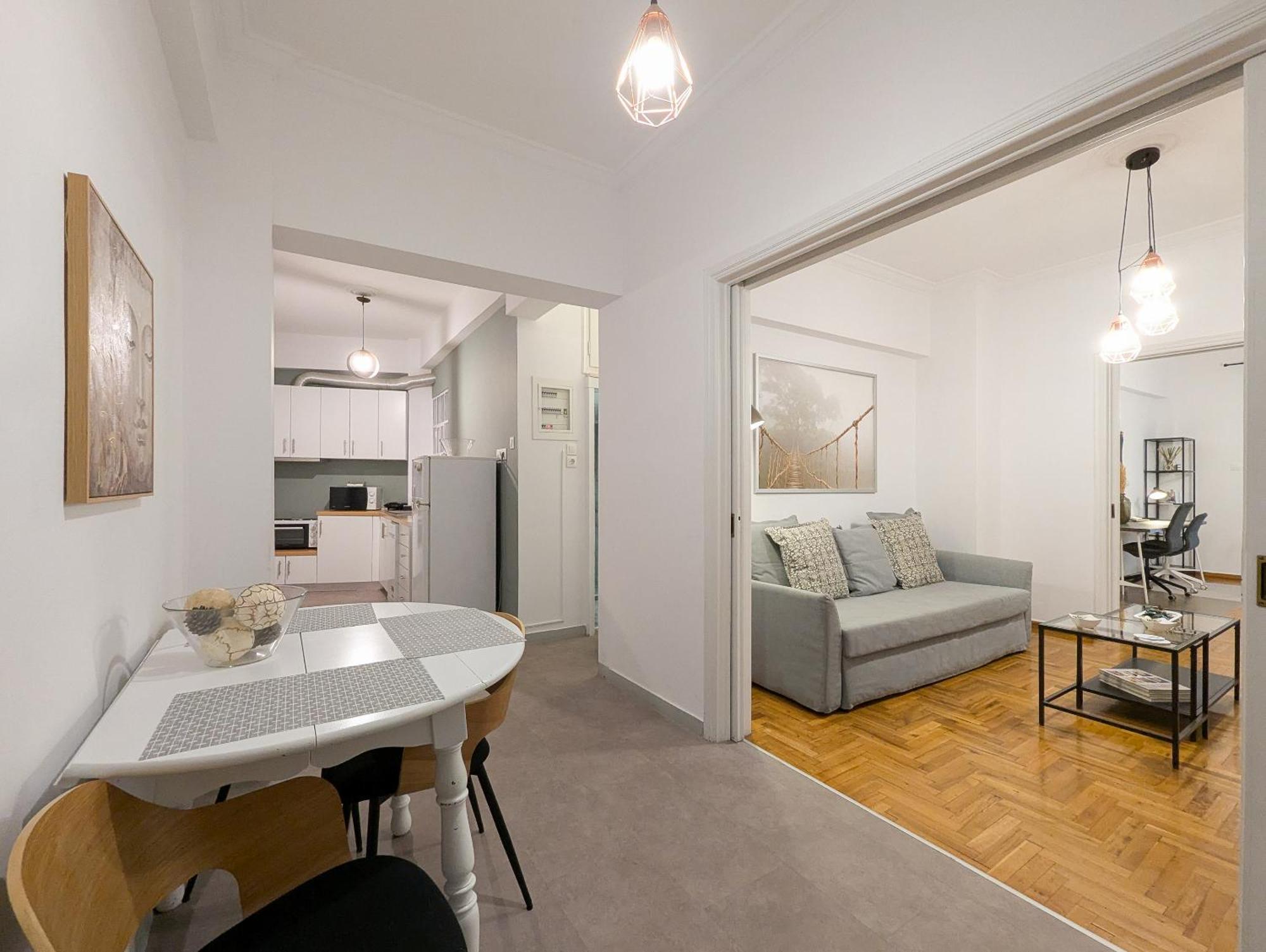 Spacious Apt For 5 Guests Next To Acropolis&Metro Athene Buitenkant foto